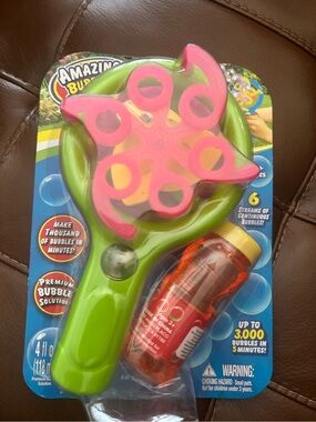 Amazing Bubble Wand for Kids - Pink & Green